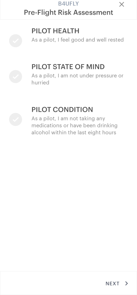 B4UFLY - Checklist 등록절차 1/3